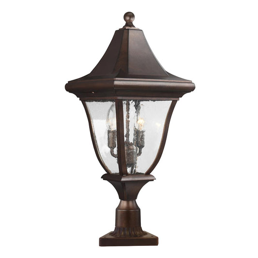 Antique Bronze Traditional Pillar Light