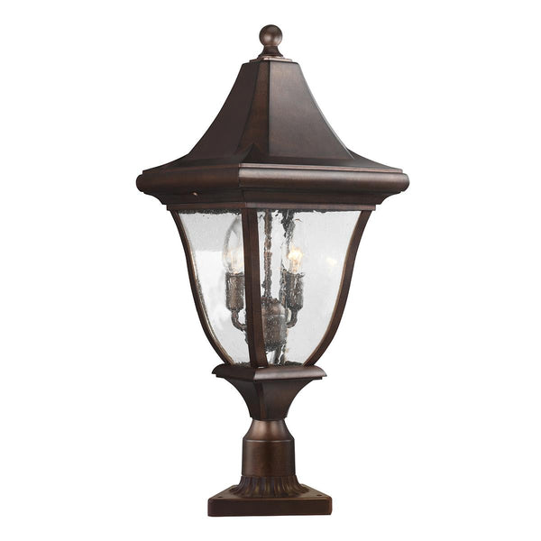 Antique Bronze Traditional Pillar Light