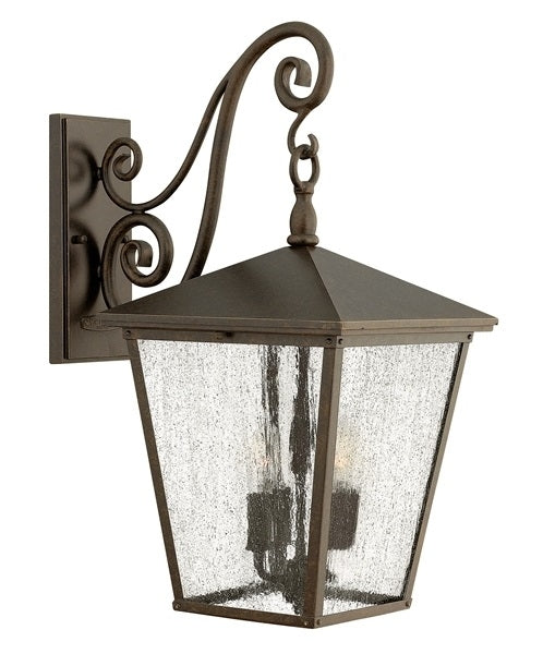 Antique Bronze Victorian Coach Lantern Wall Light