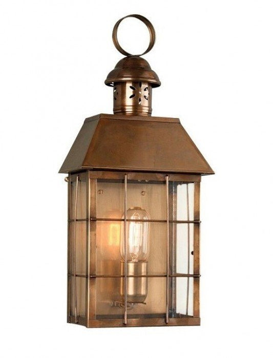 Antique Bronze Vintage Flush Wall Lantern