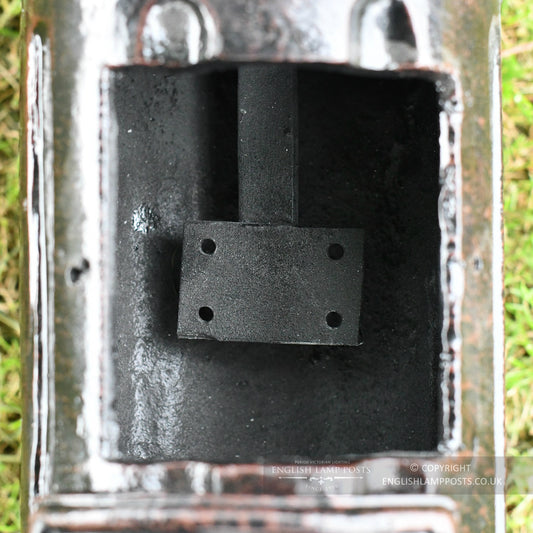 Antique Cast Iron Lamp Post Inspection Panel