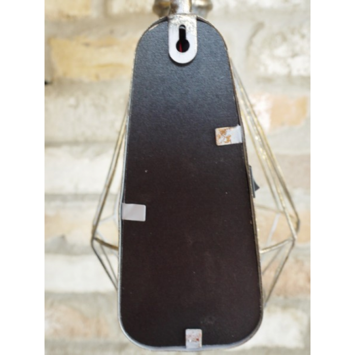 Antique Industrial Style Suspended Wall Light Back