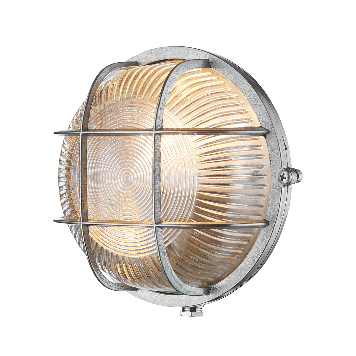 Solid Brass Round Bulkhead Style Ship Wall Light
