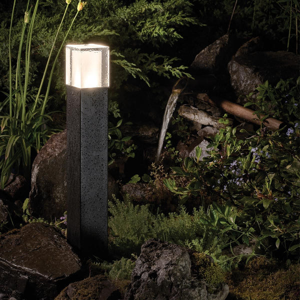Myrene Large Black Bollard Light