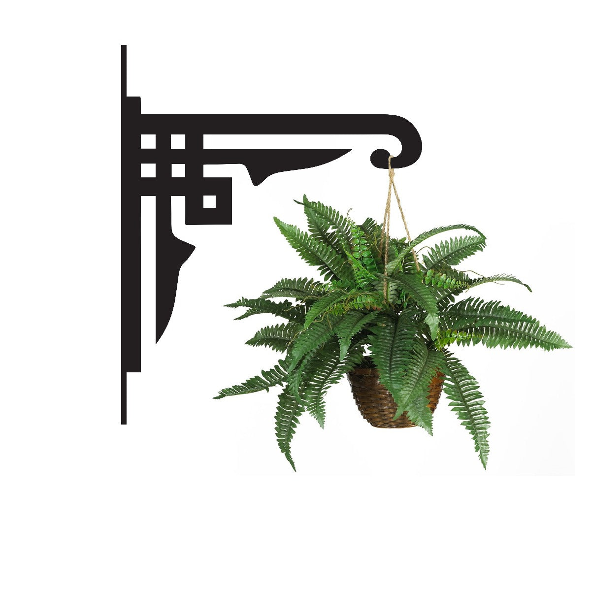 Art Deco Design Garden Hanging Basket Bracket