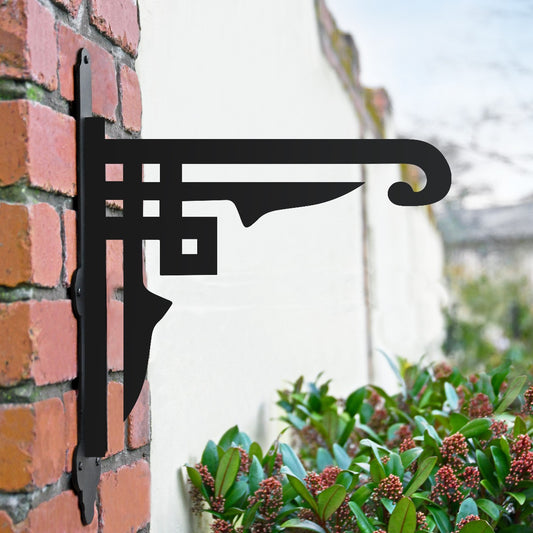 Art Deco Design Garden Hanging Basket Bracket