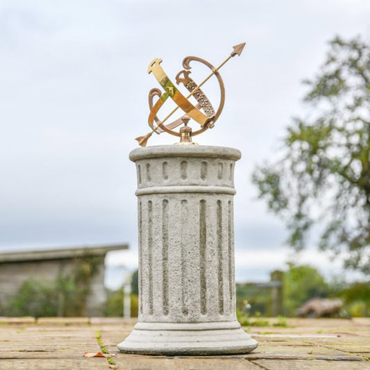 'Astapar' Antique Bronze Armillary - thumbnail