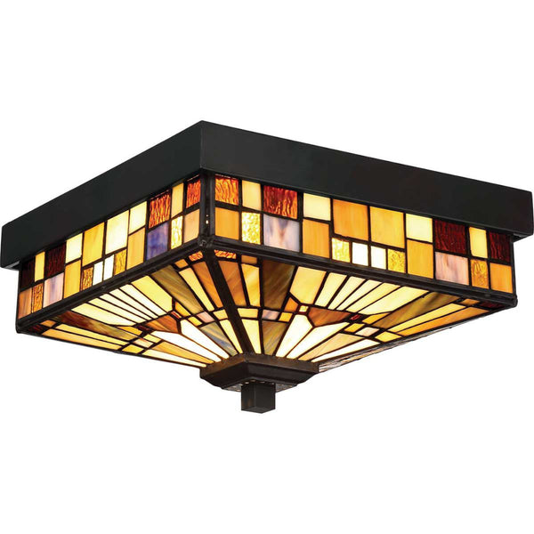 'Auckland' Geometric Flush Fit Ceiling Light