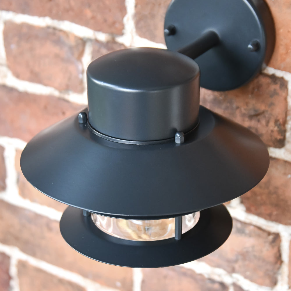 Magnified view of the lamp shade apex