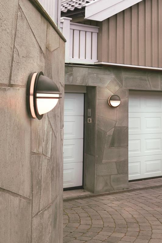 Backlit Domed Wall Light
