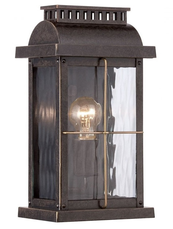 "Balderstone" Dark Bronze Flush Wall Light