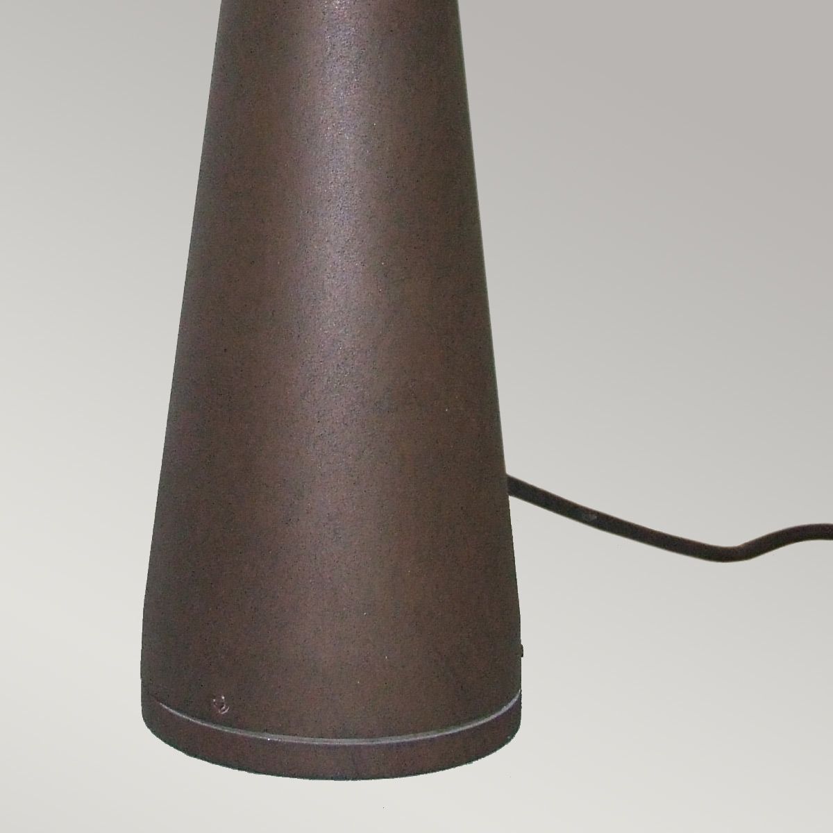 Close up of the light base