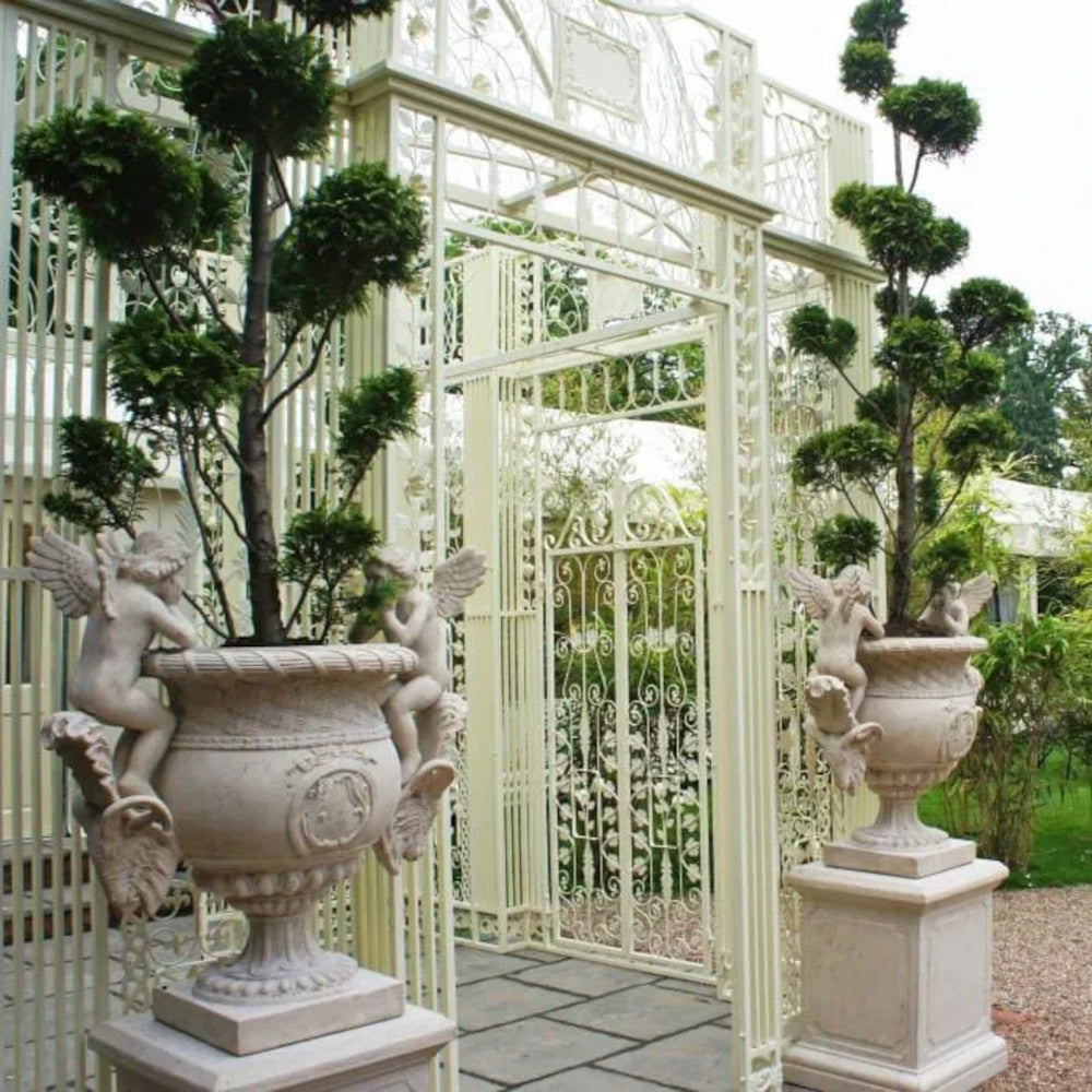 The Cream Royal Alexandria Gazebo With Doors open 