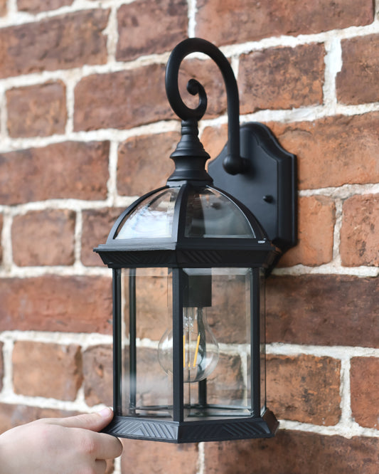 Life size scale of the 'Beeston' wall light 