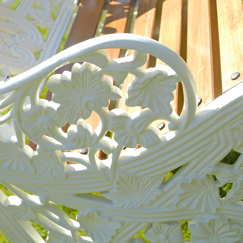 Belgravia Garden Single Seat Bench Close Up