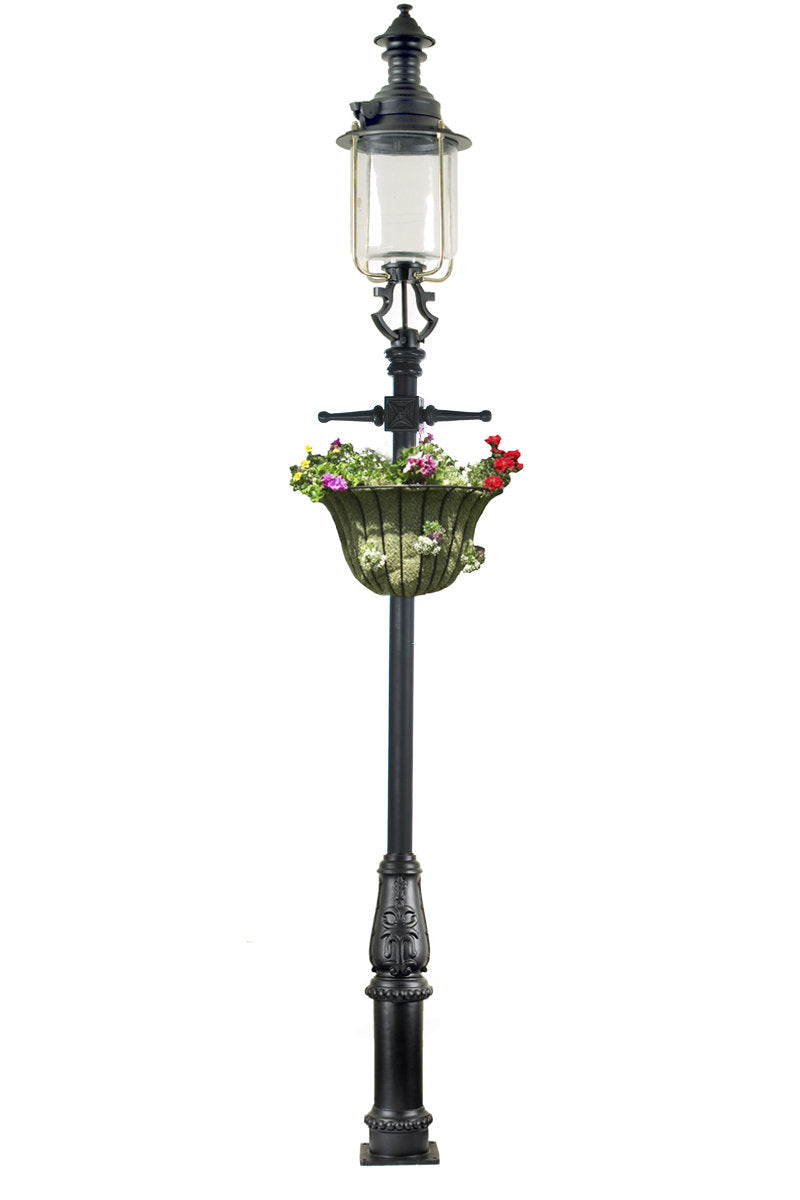 Victorian Belgravia Lamp Post 4.1m with Flower Basket