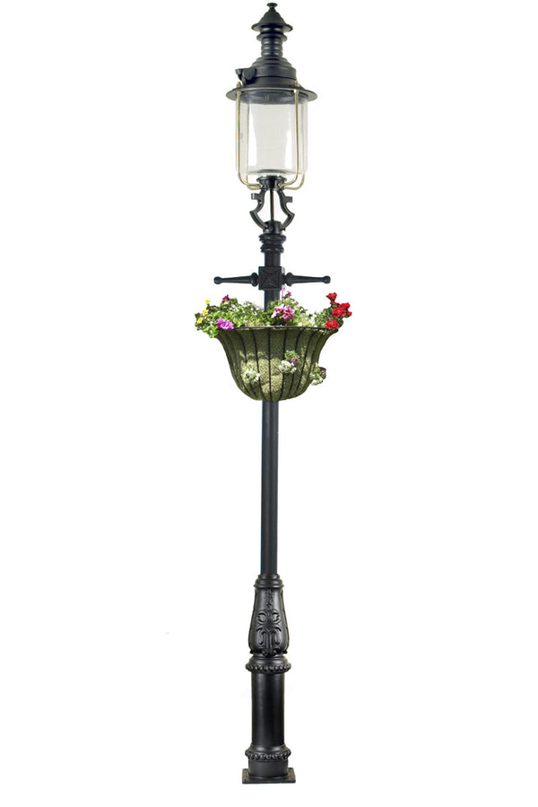 Victorian Belgravia Lamp Post 4.1m with Flower Basket