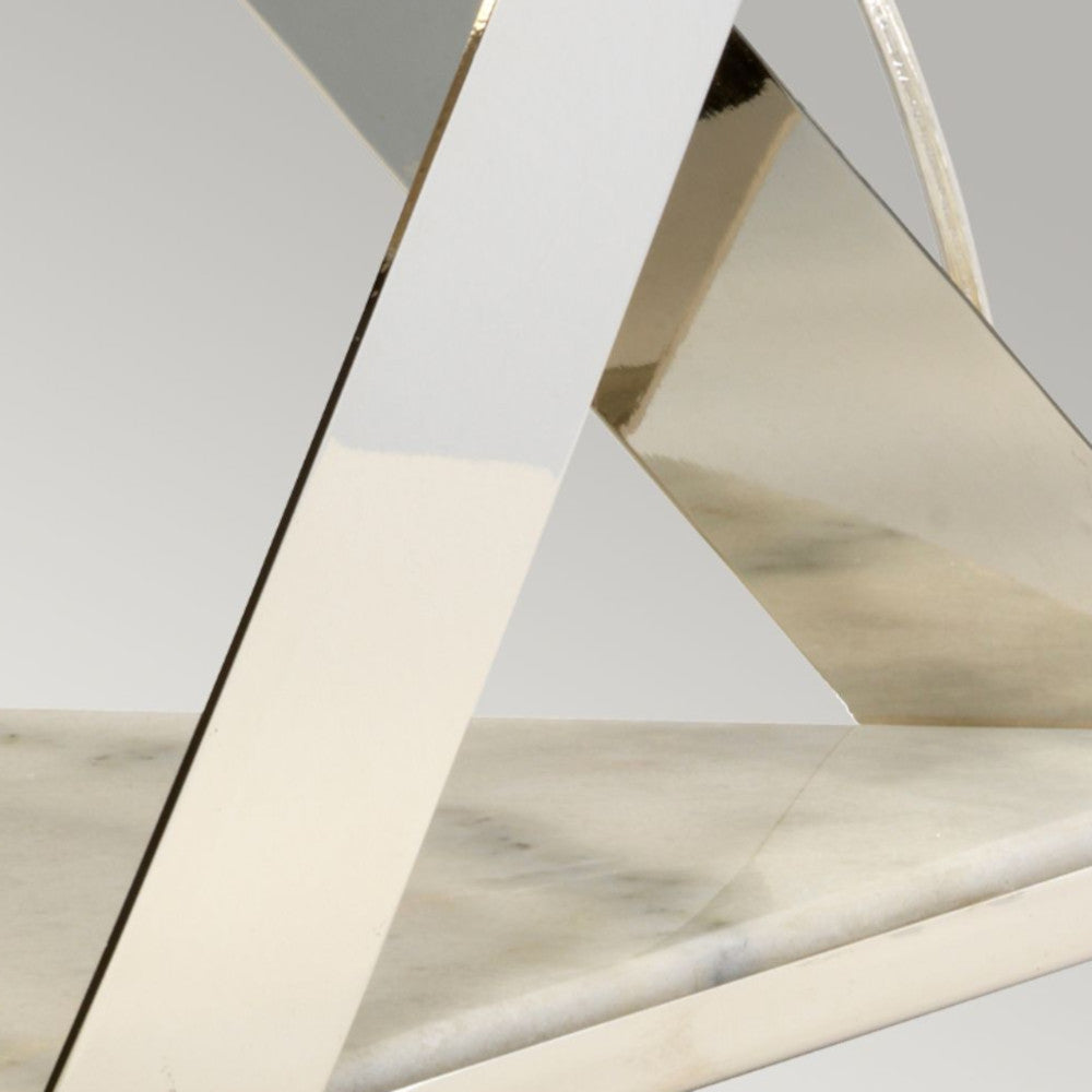 Close up of the marble base
