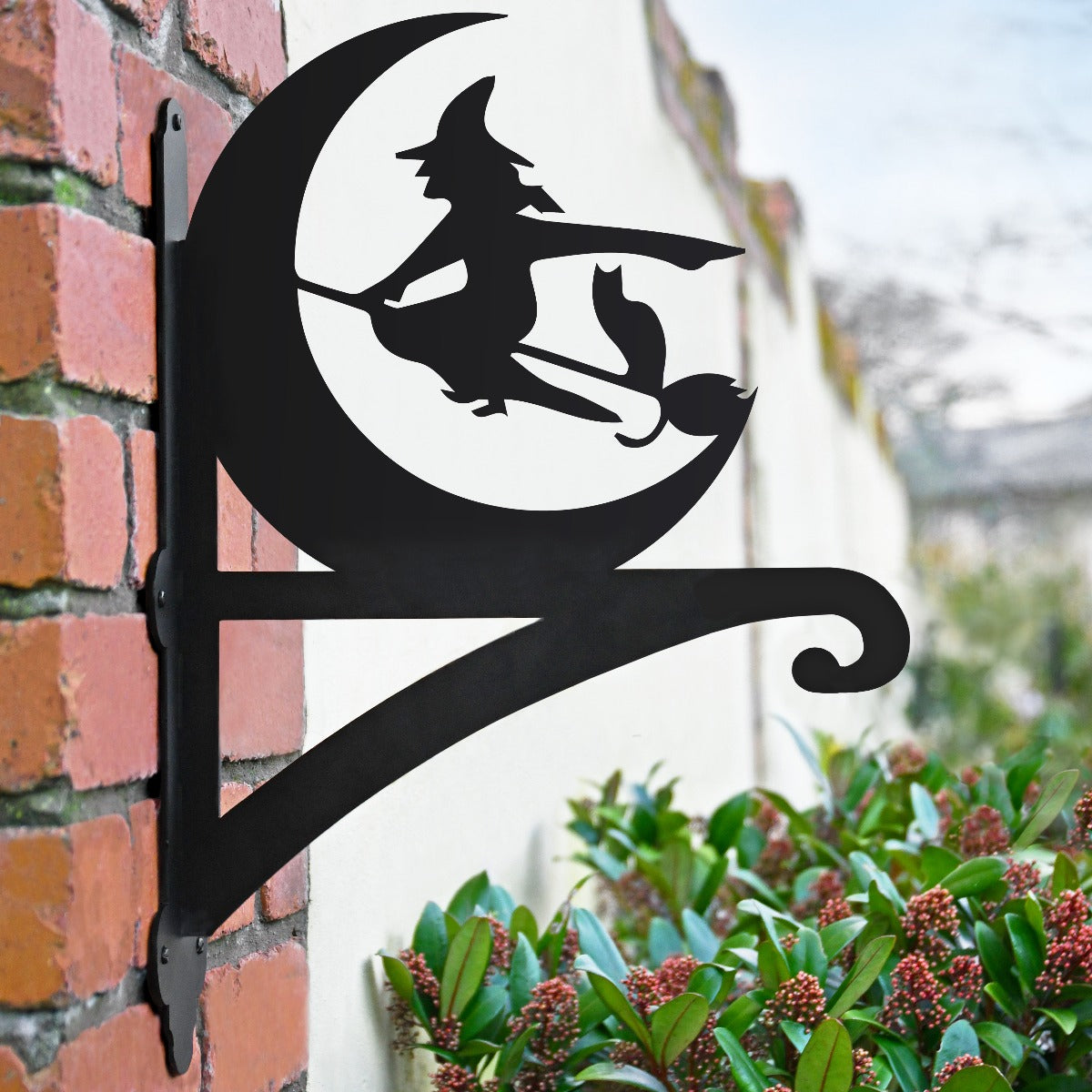 "Witch" Garden Hanging Basket Bracket