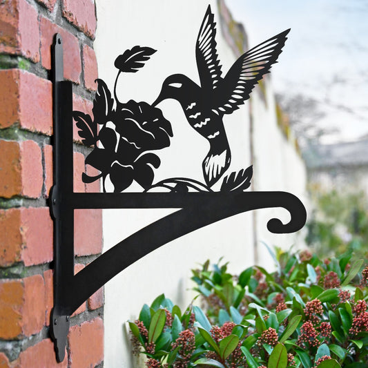 "Hummingbird" Garden Hanging Basket Bracket