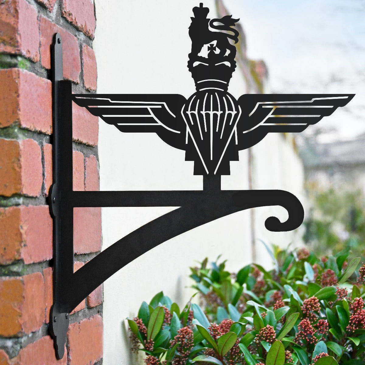 "British Parachute Regiment" Garden Hanging Basket Bracket