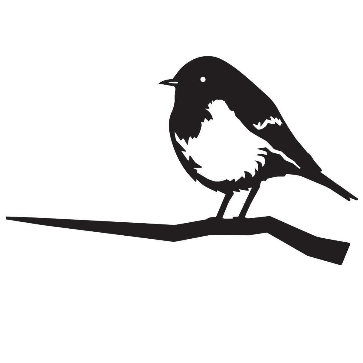 Robin Garden Sheet Steel Tree Spike In Black