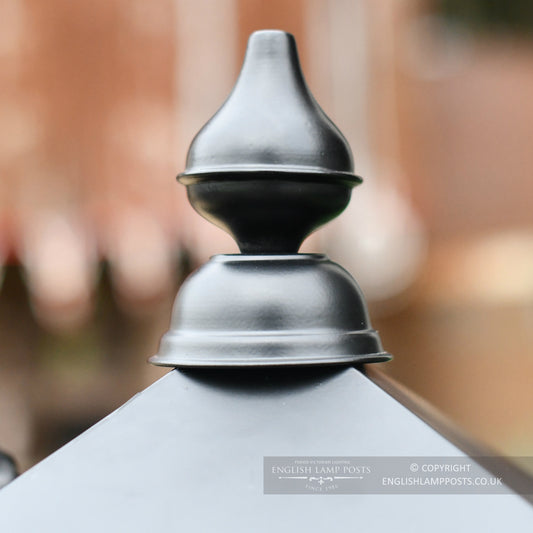 Black 'Beckenham' Victorian Pillar Light
