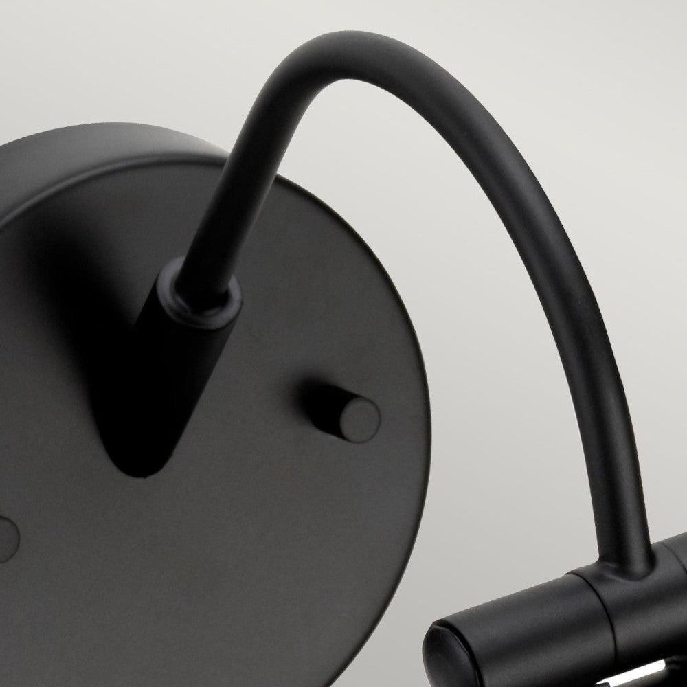 Close up of the arched arm bracket