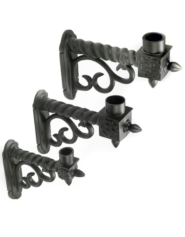 Black Cast Aluminium Wall Bracket