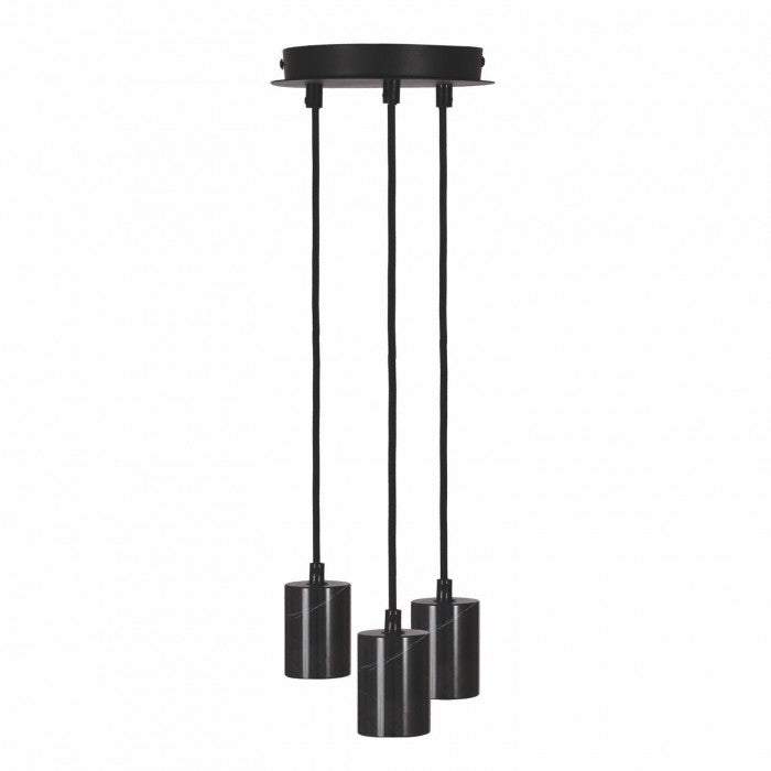 Black Contemporary Hanging Cluster Lights By Garden Trading