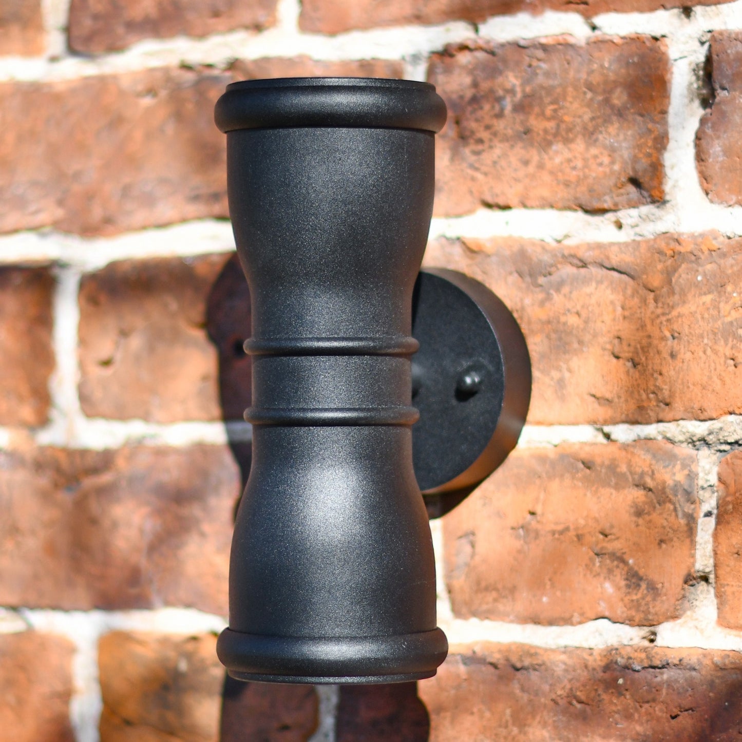 Black Contemporary Up and Down Wall Light