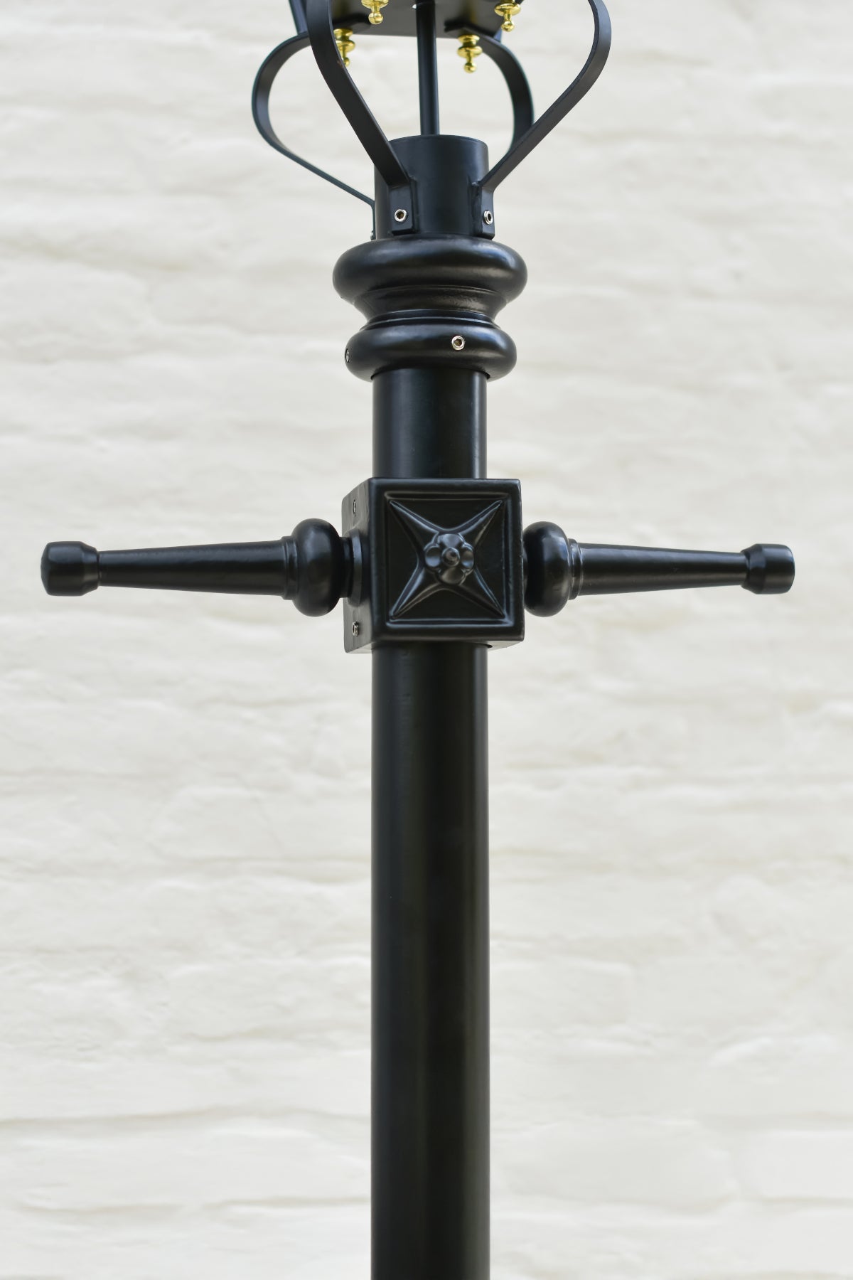 Close up of the cast iron ladder bars