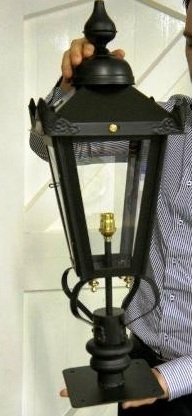 black golf lantern scale shot