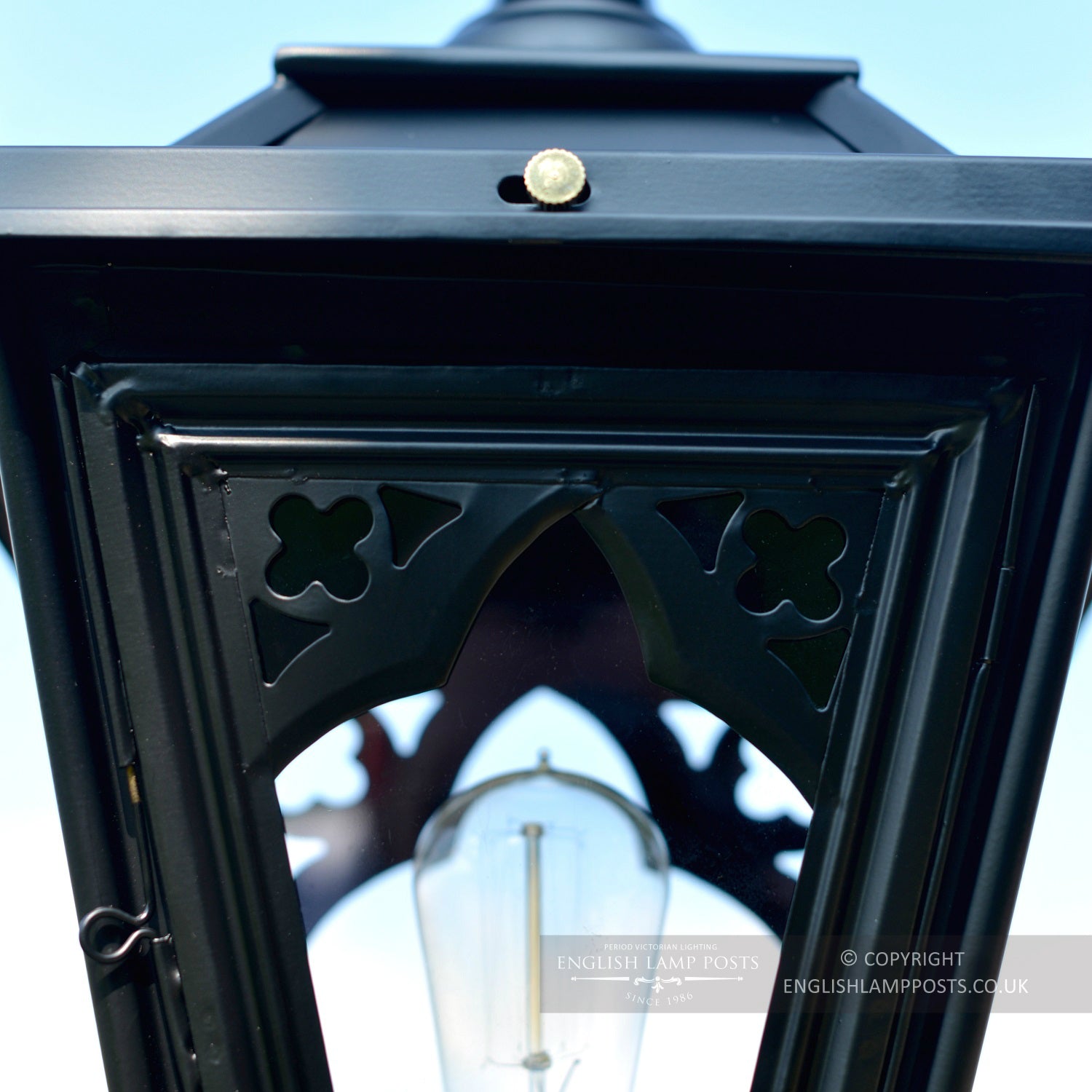Black Gothic Detailing On Lantern