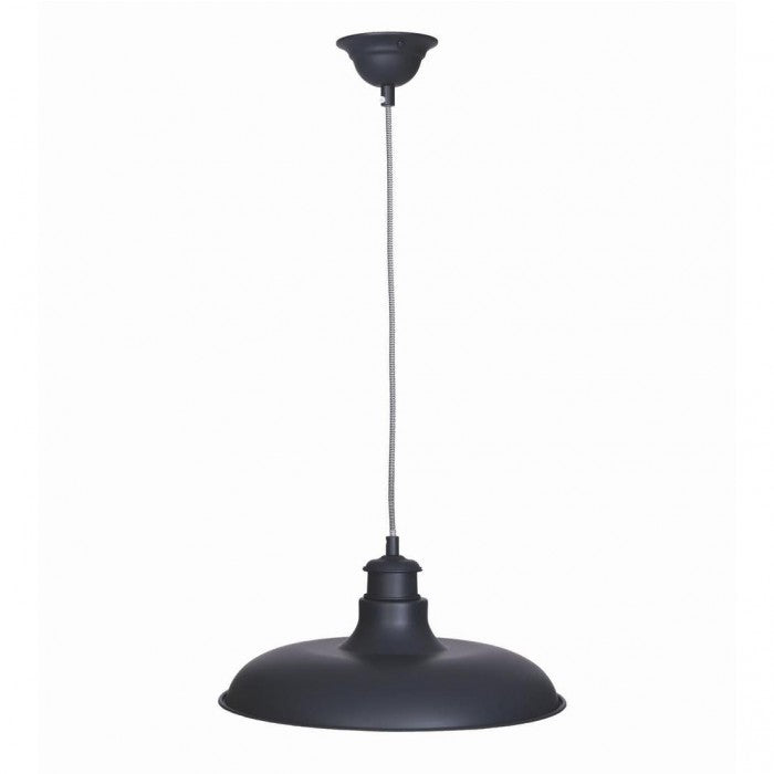 Black Hanging Interior Barn Pendant Light