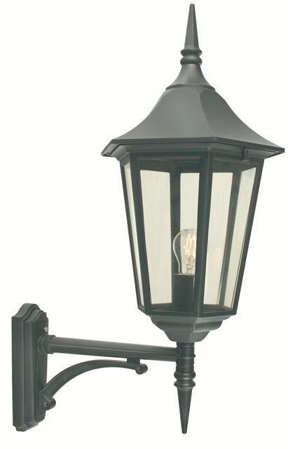 Black Hexagonal Simplistic Wall Light
