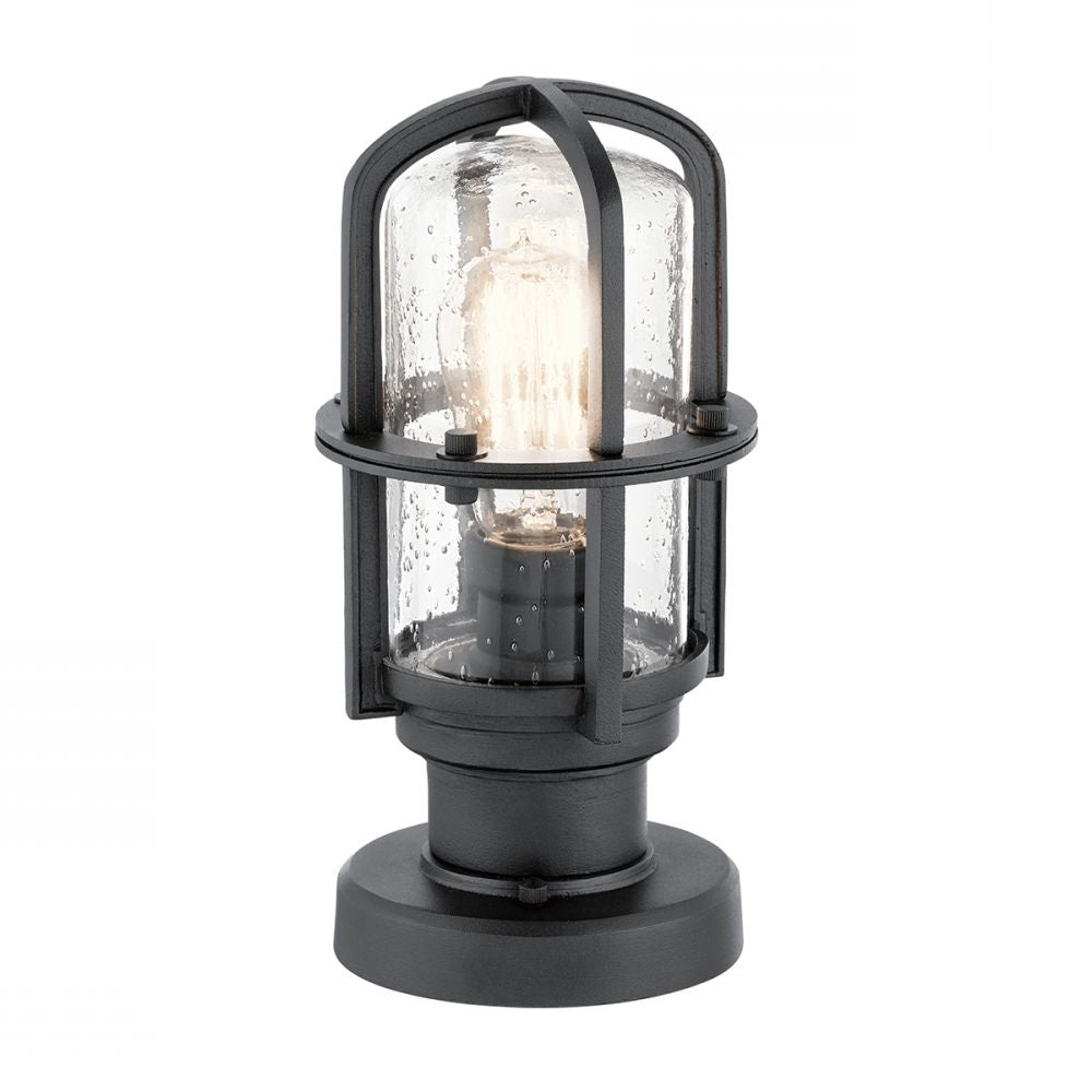 Black Nautical Style Pillar Top Light