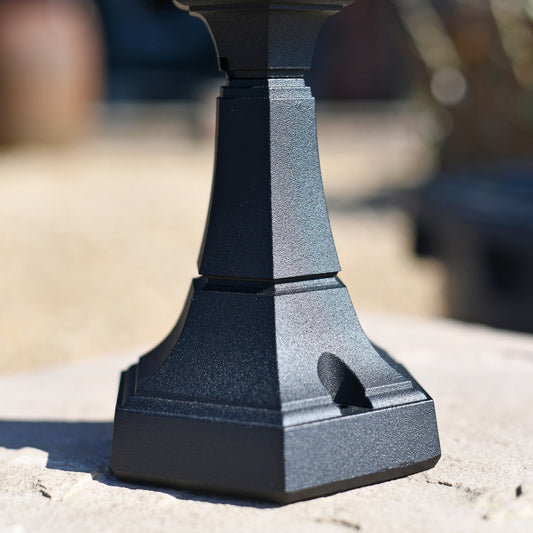 Black Pillar Light Base