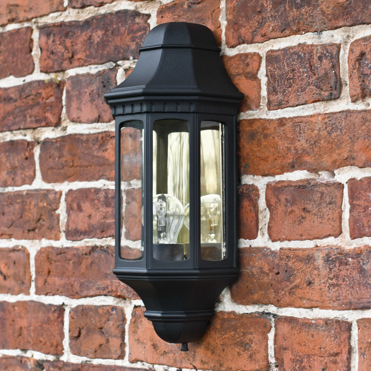 Traditional Flush Half Wall Lantern