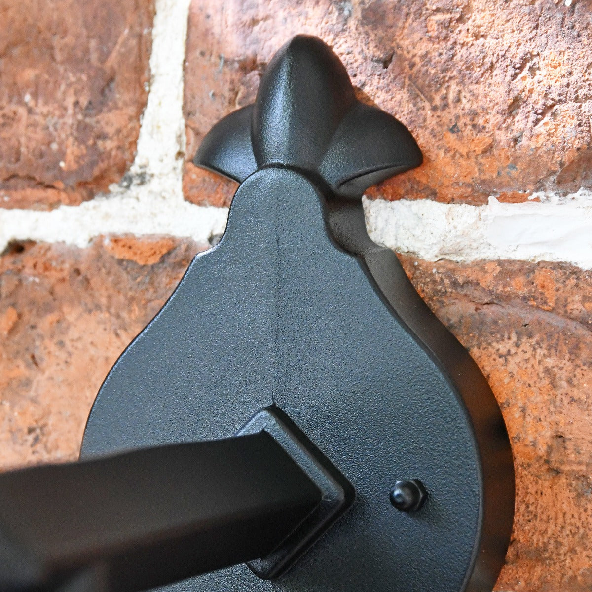 Black Traditional Top Fix Square Wall Lantern