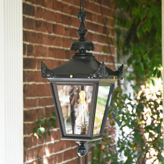 Black Victorian Hanging Lantern