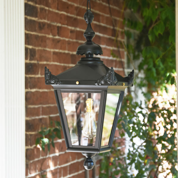 Black Victorian Hanging Lantern