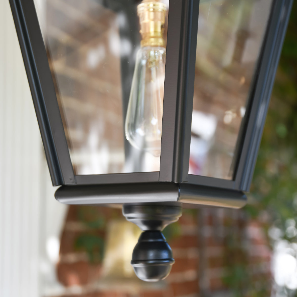 View of the hanging light base
