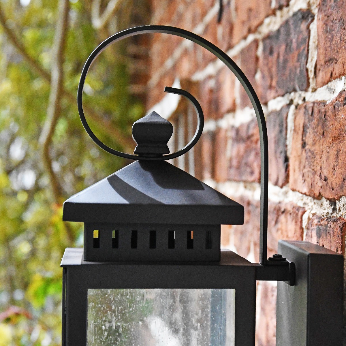 Black Wrought Iron Wall Light