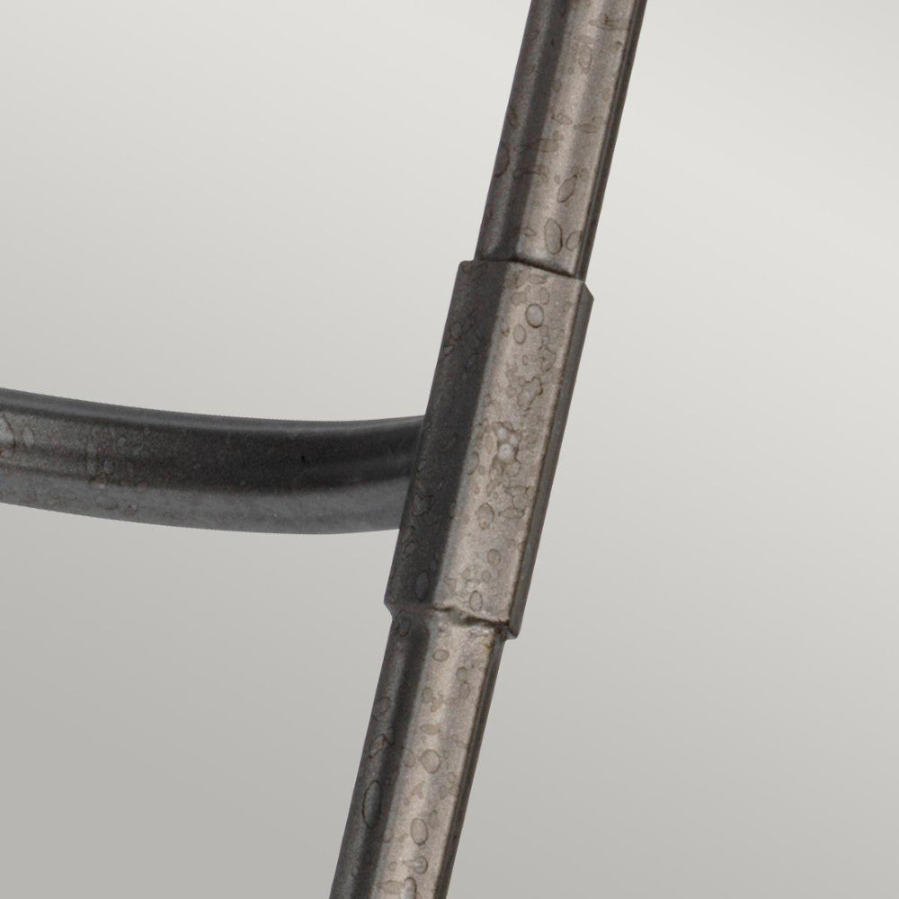 Magnified view of the lamp connector