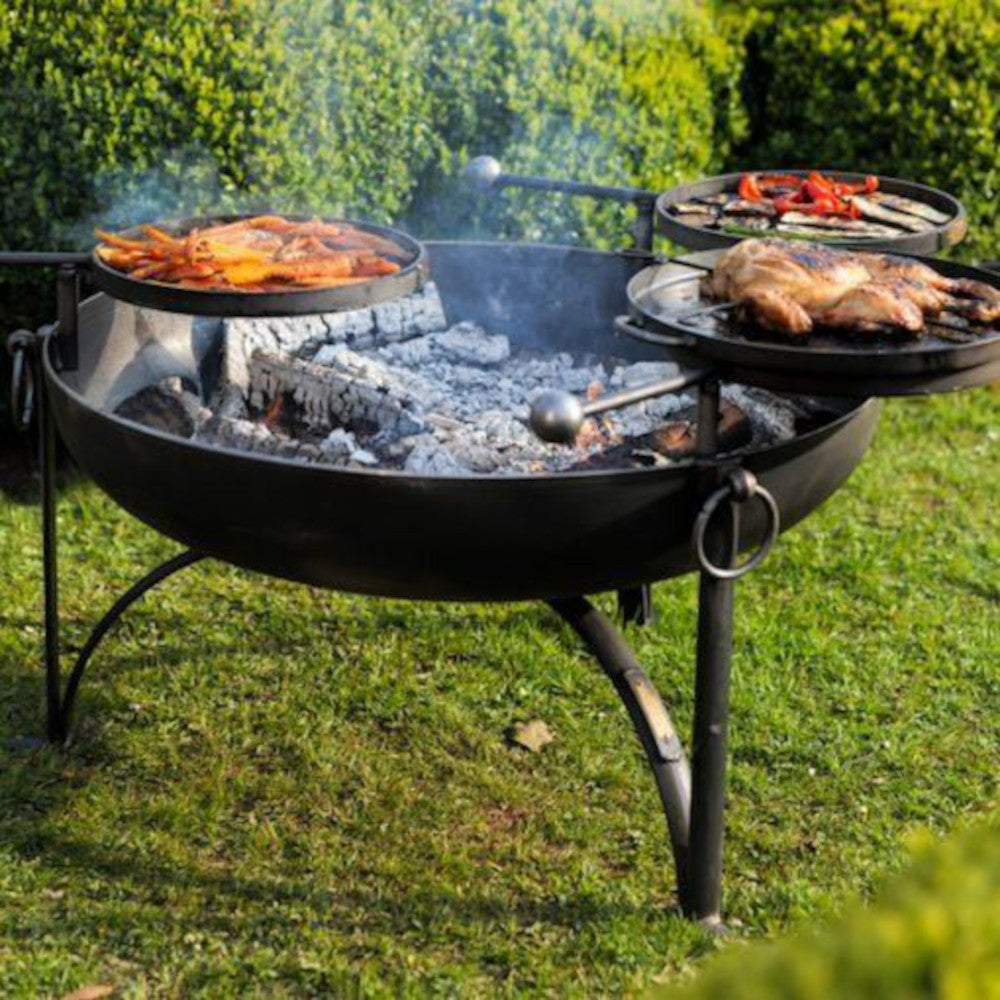 The three arm barbecue in action