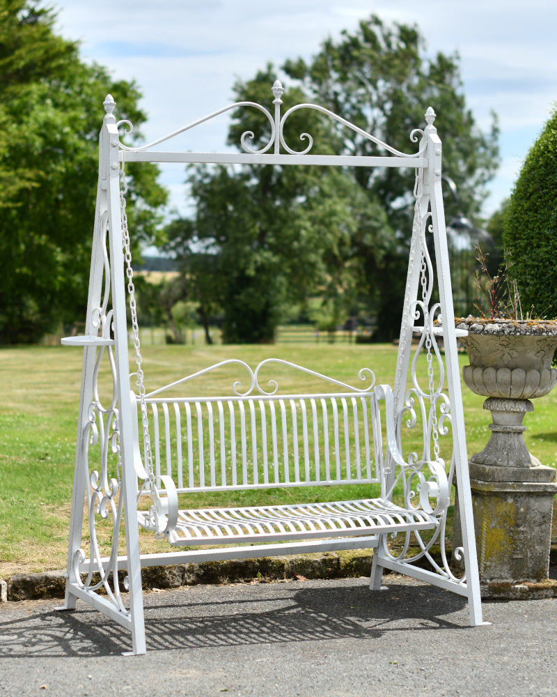 'Bradley' Swing Two Seater Cream Bench