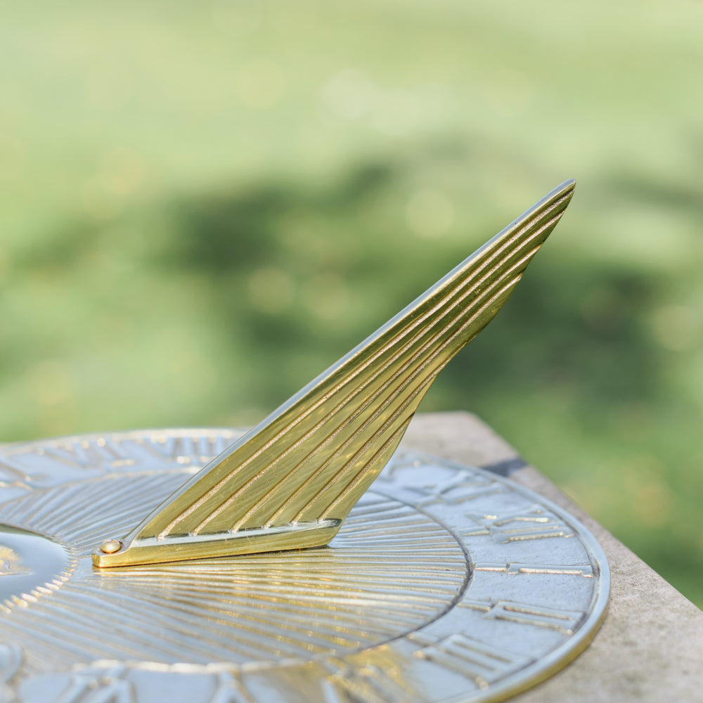 Brass sundial pointer