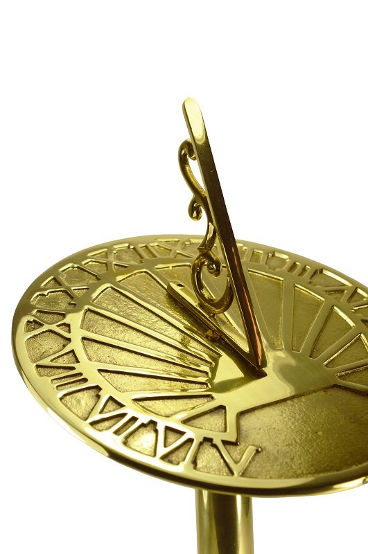 Traditional Brass Sundial and Plinth Set
