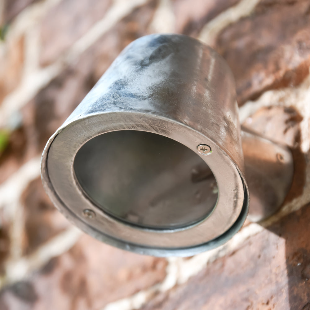 Underneath view of the top fix wall light